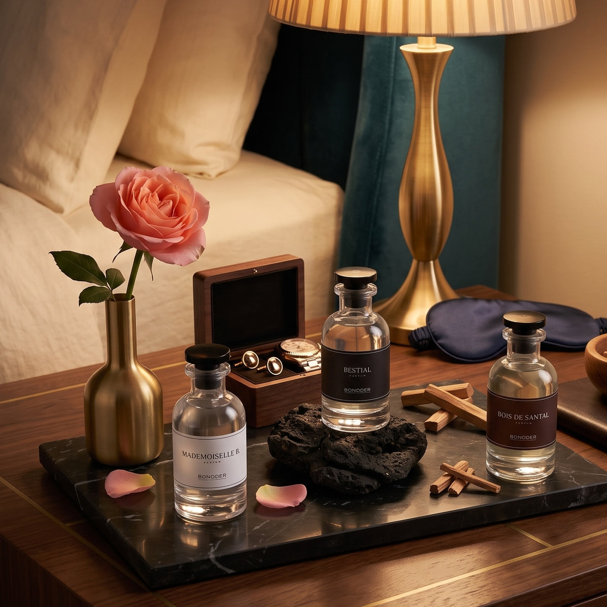 Trio Grand Large — coffret BONODER mis en scène
