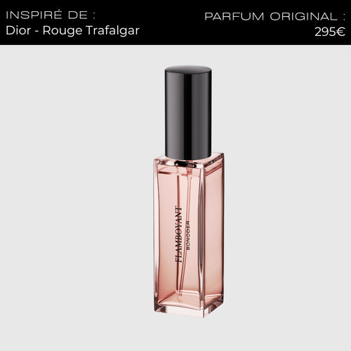 Flamboyant, Format Voyage 10ml — flacon Bonoder sur fond clair