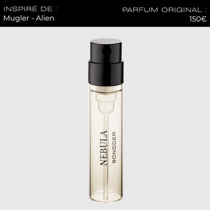 Nebula, Échantillon 2ml — flacon Bonoder sur fond clair