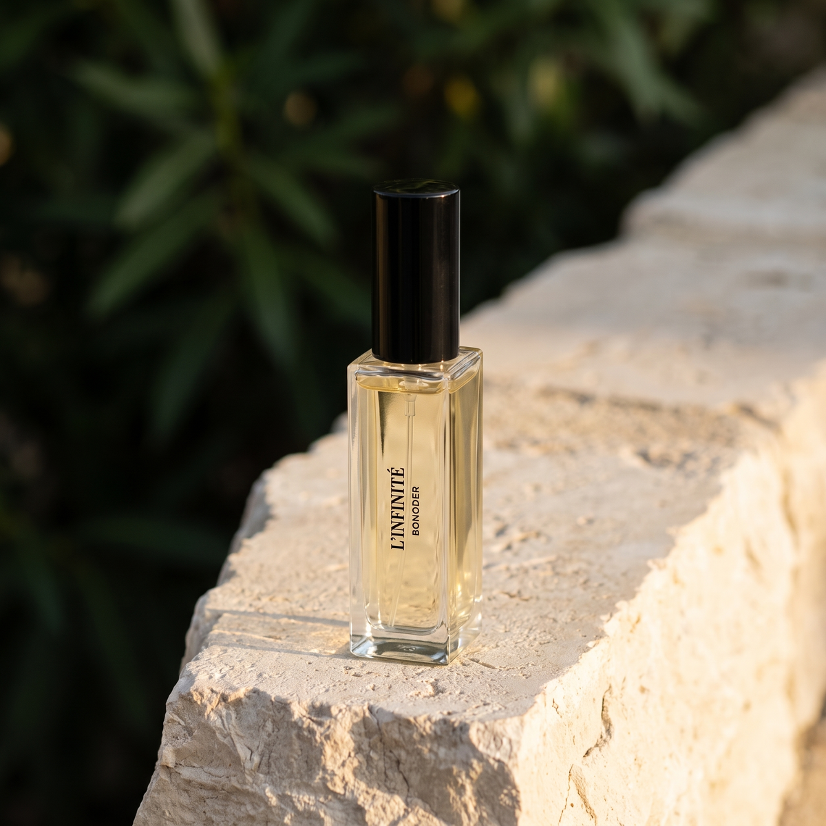 L'Infinité, Format Voyage 10ml — flacon photographié en situation