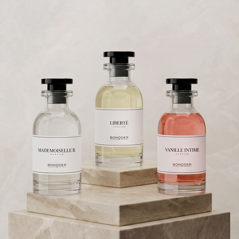 Trio Anse Dorée — coffret de 3 flacons BONODER 50 ml