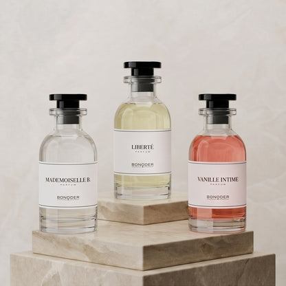 Trio Anse Dorée — coffret de 3 flacons BONODER 50 ml